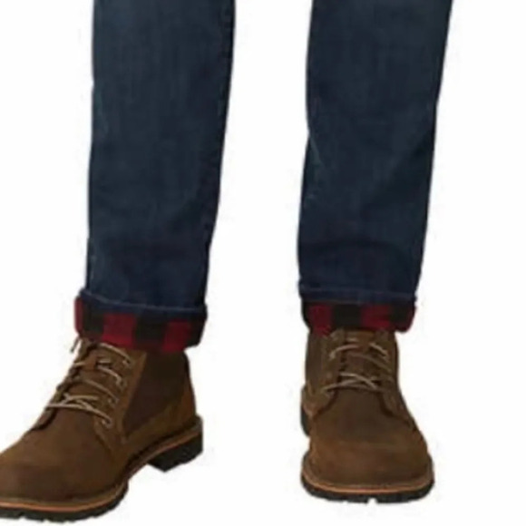 Eddie Bauer Men's Flannel Lined Denim #12 - Picture 6 of 7